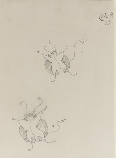 Two Whistler Butterflies by James Abbott McNeill Whistler
